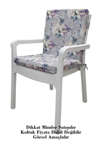 MİRZADE 4 ADET DE LUXE YÜKSEK ARKALI MİNDER-TRS 144