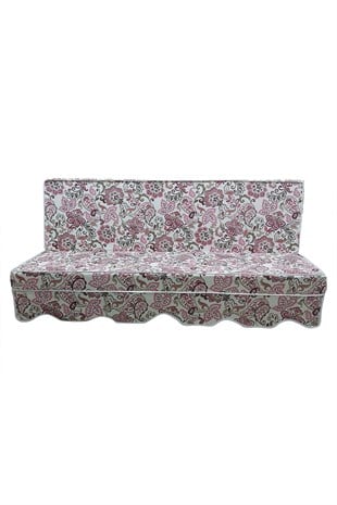 MİRZADE ELİT SALINCAK MİNDERİ SU İTİCİ KUMAŞ GRİ SÜNGER FERMUARLI SET-prm 111064 v 01