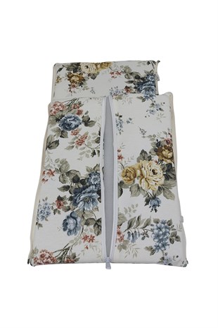 MİRZADE ELİT SALINCAK MİNDERİ SU İTİCİ KUMAŞ GRİ SÜNGER FERMUARLI SET-prm 160626 v 5