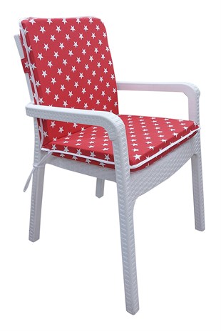 Mi̇rzade 6 Li Eli̇t Yüksek Arkali Mi̇nder Duck Bezi̇-Eltm-Prm 023513 V-020 | 6’lı Elit Yüksek Arkalı Sandalye Minderi – Duck Bezi, Fermuarlı