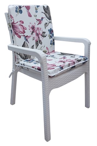 Mi̇rzade 6 Adet Eli̇t Yüksek Arkali Mi̇nder Duck Bezi̇-Eltm-Prm 160145 V38 V6 | 6lı Elit Yüksek Arkalı Sandalye Minderi – Duck Bezi, Fermuarlı