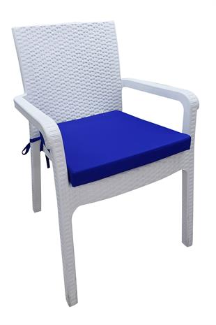 Mi̇rzade 6 Adet Hera Si̇esta  Mi̇nder Su Geçi̇rmez Kumaş 5 Cm Gri̇ Sünger-Saksmavi̇ | 6’lı Su Geçirmez Hera Siesta Minderi – Fermuarlı