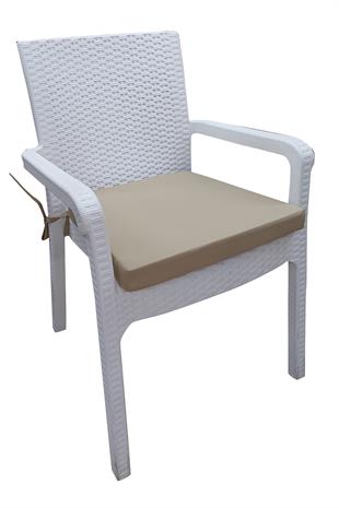 Mi̇rzade 4 Adet Hera Si̇esta Mi̇nder Su Geçi̇rmez Kumaş 5 Cm Gri̇ Sünger-A.Bej | 4’lü Su Geçirmez Hera Siesta Minderi – Fermuarlı