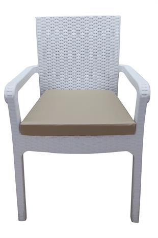 Mi̇rzade 4 Adet Hera Si̇esta Mi̇nder Su Geçi̇rmez Kumaş 5 Cm Gri̇ Sünger-A.Bej | 4’lü Su Geçirmez Hera Siesta Minderi – Fermuarlı