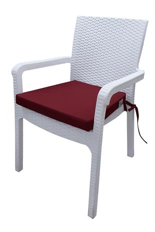 Mi̇rzade 6 Adet Hera Si̇esta Mi̇nder Su Geçi̇rmez Kumaş 5 Cm Gri̇ Sünger-Bordo | 6’lı Su Geçirmez Hera Siesta Minderi – Fermuarlı