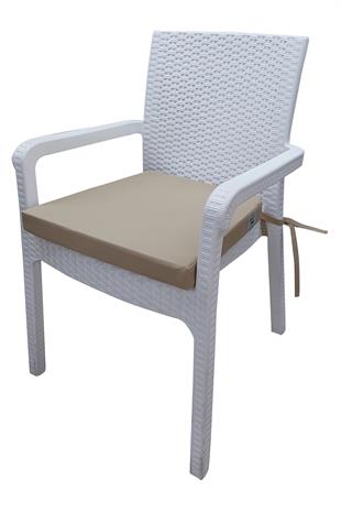 Mi̇rzade 4 Adet Hera Si̇esta Mi̇nder Su Geçi̇rmez Kumaş 5 Cm Gri̇ Sünger-A.Bej | 4’lü Su Geçirmez Hera Siesta Minderi – Fermuarlı