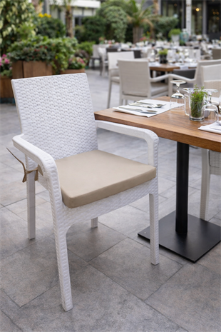 Mi̇rzade 4 Adet Hera Si̇esta Mi̇nder Su Geçi̇rmez Kumaş 5 Cm Gri̇ Sünger-A.Bej | 4’lü Su Geçirmez Hera Siesta Minderi – Fermuarlı