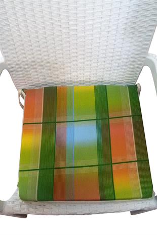 Mirzade 4lü Paket Sandalye Minderi tekli 40x40-yeşim