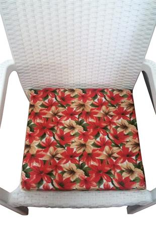 Mirzade 4lü Paket Sandalye Minderi tekli 40x40-kasım patı