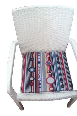 Mirzade 4lü Paket Sandalye Minderi tekli 40x40-damla