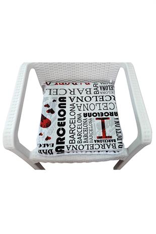 Mirzade 4lü Paket Sandalye Minderi tekli 40x40- Barcelona