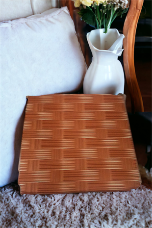 Mirzade 6lı Paket Sandalye Minderi tekli 40x40-hasır