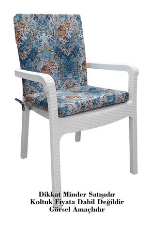 MİRZADE 6 ADET DE LUXE YÜKSEK ARKALI MİNDER-TRS 104