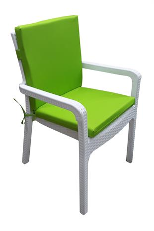 Mi̇rzade 6 Adet Eli̇t Su Geçi̇rmez Yüksek Arkali Mi̇nder-Fistik Yeşi̇l | 6’lı Su Geçirmez Yüksek Arkalı Sandalye Minderi – Fermuarlı