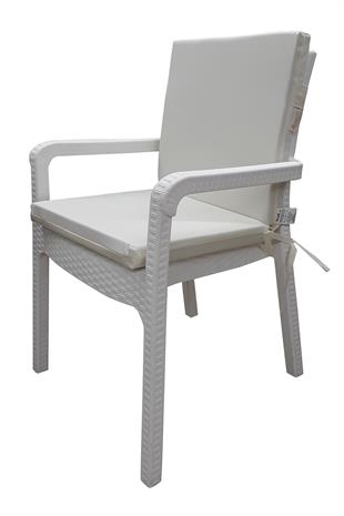 Mi̇rzade 6 Adet Eli̇t Su Geçi̇rmez Yüksek Arkali Mi̇nder-Krem | 6’lı Su Geçirmez Yüksek Arkalı Sandalye Minderi – Fermuarlı