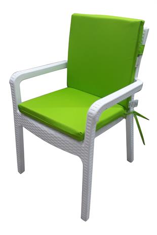 Mi̇rzade 6 Adet Eli̇t Su Geçi̇rmez Yüksek Arkali Mi̇nder-Fistik Yeşi̇l | 6’lı Su Geçirmez Yüksek Arkalı Sandalye Minderi – Fermuarlı