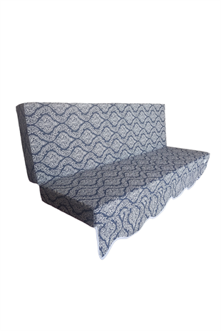 MİRZADE ELİT SALINCAK MİNDERİ SU İTİCİ KUMAŞ GRİ SÜNGER FERMUARLI SET-prm 015681 v003