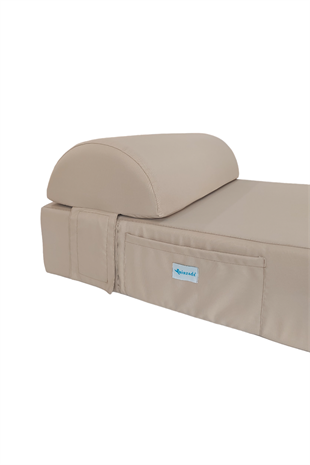 Grand Sunbed Güneşlenme Minderi - Açik Bej | Yastıklı, Su Geçirmez | Mirzade