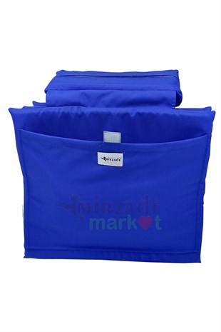 Mi̇rzade Lüks Plaj Mi̇nderi̇ Çanta Katlanir Su Geçi̇rmez-Saks Mavi̇ | Yastıklı, Fermuarlı, Çantalı Lüks Plaj Minderi – 50x180x3 cm