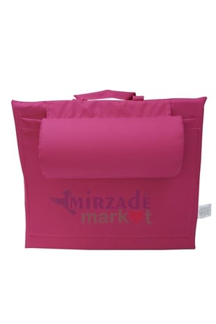 Mi̇rzade Lüks Plaj Mi̇nderi̇ Çanta Katlanir Su Geçi̇rmez-Pembe | Yastıklı, Fermuarlı, Çantalı Lüks Plaj Minderi – 50x180x3 cm