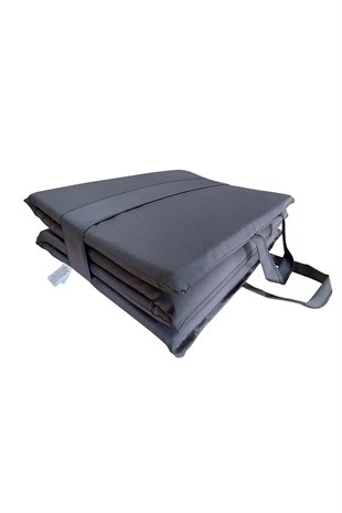 Mi̇Rzade Plaj Mi̇Nderi̇ Çanta Katlanir Su Geçi̇Rmez-Koyu Gri̇ | Katlanır, Su Geçirmez Plaj Minderi – 50X180X3 Cm | Katlanır, Su Geçirmez Plaj Minderi – 50x180x3 cm