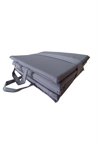 Mi̇Rzade Plaj Mi̇Nderi̇ Çanta Katlanir Su Geçi̇Rmez-Koyu Gri̇ | Katlanır, Su Geçirmez Plaj Minderi – 50X180X3 Cm | Katlanır, Su Geçirmez Plaj Minderi – 50x180x3 cm