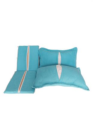 MİRZADE SOFA SOFT KUMAŞ TENTESİZ 28 DNS SÜNGER  SALINCAK MİNDERİ-sofa salıncak turkuaz