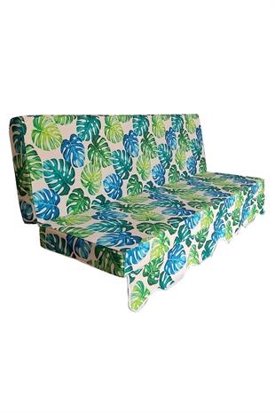 MİRZADE SOFA SOFT KUMAŞ TENTESİZ 28 DNS SÜNGER  SALINCAK MİNDERİ-sofa salıncak incir yaprağı