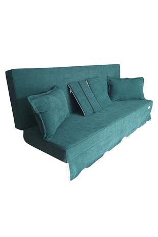 MİRZADE SOFA SOFT KUMAŞ TENTESİZ 28 DNS SÜNGER  SALINCAK MİNDERİ-sofa salıncak zümrüt