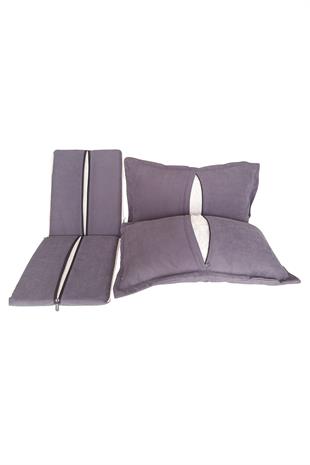MİRZADE SOFA SOFT KUMAŞ TENTESİZ 28 DNS SÜNGER  SALINCAK MİNDERİ-sofa salıncak koyu gri