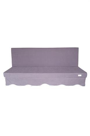MİRZADE SOFA SOFT KUMAŞ TENTESİZ 28 DNS SÜNGER  SALINCAK MİNDERİ-sofa salıncak koyu gri