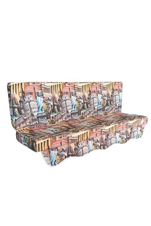 MİRZADE SOFA SOFT KUMAŞ TENTESİZ 28 DNS SÜNGER  SALINCAK MİNDERİ-sofa salıncak ŞEHİRLER