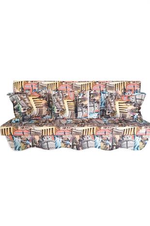 MİRZADE SOFA SOFT KUMAŞ TENTESİZ 28 DNS SÜNGER  SALINCAK MİNDERİ-sofa salıncak ŞEHİRLER