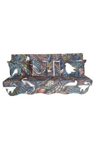 MİRZADE SOFA SOFT KUMAŞ TENTESİZ 28 DNS SÜNGER  SALINCAK MİNDERİ-sofa salıncak TAVUS KUŞU