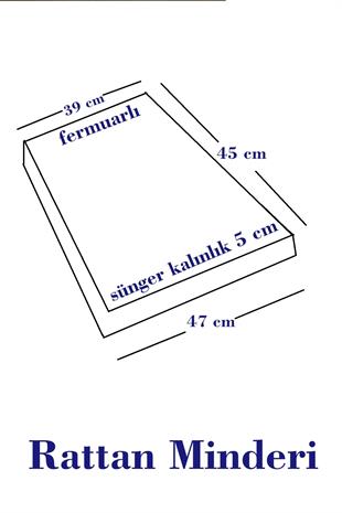 Mi̇rzade 6 Adet Hera Si̇esta Mi̇nderi̇ Su Geçi̇rmez Kumaş 5 Cm Gri̇ Sünger-Taba | 6’lı Su Geçirmez Hera Siesta Minderi – Fermuarlı