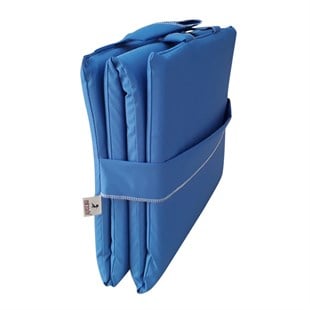 Mi̇Rzade Plaj Mi̇Nderi̇ Çanta Katlanir Su Geçi̇Rmez-Saks Mavi̇ | Katlanır, Su Geçirmez Plaj Minderi – 50X180X3 Cm | Katlanır, Su Geçirmez Plaj Minderi – 50x180x3 cm