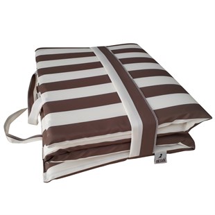Mi̇Rzade Plaj Mi̇Nderi̇ Çanta Katlanir Su Geçi̇Rmez-Kahve Krem | Katlanır, Su Geçirmez Plaj Minderi – 50X180X3 Cm | Katlanır, Su Geçirmez Plaj Minderi – 50x180x3 cm