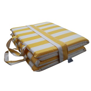 Mi̇Rzade Plaj Mi̇Nderi̇ Çanta Katlanir Su Geçi̇Rmez-Sari/Krem | Katlanır, Su Geçirmez Plaj Minderi – 50X180X3 Cm | Katlanır, Su Geçirmez Plaj Minderi – 50x180x3 cm