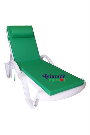 Mi̇rzade Şezlong Mi̇nderi̇ Lüks Su Geçi̇rmez Kumaş Yastikli Gri̇ Süngerli̇ Fermuarli-Benetton | Yastıklı Lüks Şezlong Minderi – 5 cm Sünger
