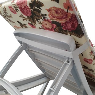 Şezlong Mi̇nderi̇ Medi̇an Pam./Pol. Kumaş Fermuarli-Nergi̇s | Su Geçirmez Şezlong Minderi – 5 cm Sünger