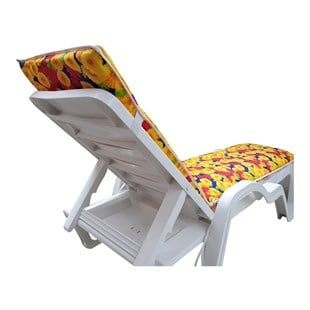 Şezlong Mi̇nderi̇ Medi̇an Pam./Pol. Kumaş Fermuarli-Kasim Pati | Su Geçirmez Şezlong Minderi – 5 cm Sünger