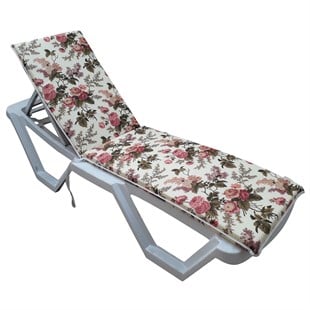 Şezlong Mi̇nderi̇ Medi̇an Pam./Pol. Kumaş Fermuarli-Nergi̇s | Su Geçirmez Şezlong Minderi – 5 cm Sünger