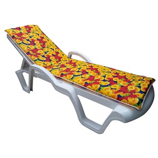 Şezlong Mi̇nderi̇ Medi̇an Pam./Pol. Kumaş Fermuarli-Kasim Pati | Su Geçirmez Şezlong Minderi – 5 cm Sünger