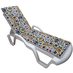 Şezlong Mi̇nderi̇ Medi̇an Pam./Pol. Kumaş Fermuarli-Şal | Su Geçirmez Şezlong Minderi – 5 cm Sünger