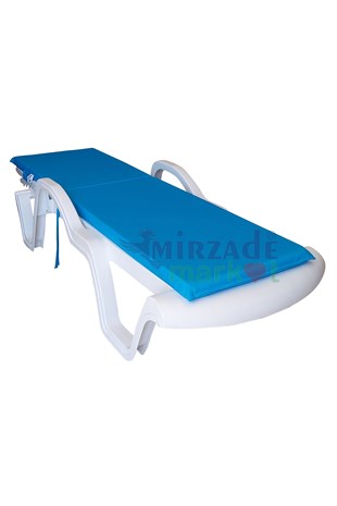 Mi̇rzade Şezlong Mi̇nderi̇ Standart  Su Geçi̇rmez Malzeme-Turkuaz | Su Geçirmez Şezlong Minderi – 5 cm Sünger