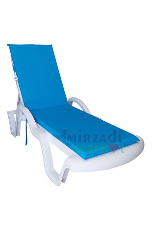 Mi̇rzade Şezlong Mi̇nderi̇ Standart  Su Geçi̇rmez Malzeme-Turkuaz | Su Geçirmez Şezlong Minderi – 5 cm Sünger