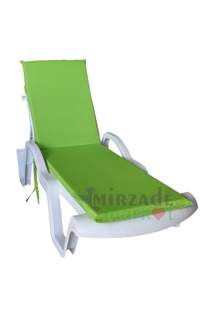 Mi̇rzade Şezlong Mi̇nderi̇ Standart  Su Geçi̇rmez Malzeme-F.Yeşi̇l | Su Geçirmez Şezlong Minderi – 5 cm Sünger