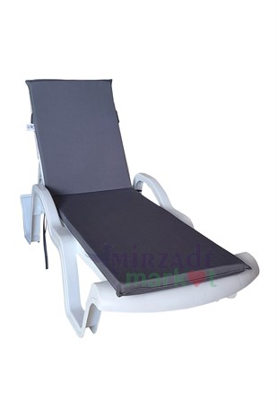 Mi̇rzade Şezlong Mi̇nderi̇ Standart Su Geçi̇rmez Malzeme-K.Gri̇ | Su Geçirmez Şezlong Minderi – 5 cm Sünger