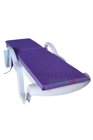Mi̇rzade Şezlong Mi̇nderi̇ Standart Su Geçi̇rmez Malzeme-Mor | Su Geçirmez Şezlong Minderi – 5 cm Sünger