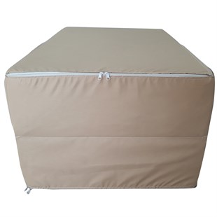 Katlanır Sunbed Güneşlenme Minderi - Açık Bej | Taşınabilir, Su Geçirmez | Mirzade